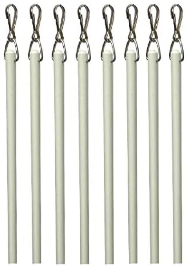 White Fiberglass Drapery Pull Wand Easy Open and Close of Etsy