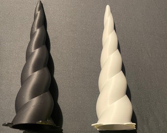 Unicorn Horn 8&quot; 3D Printed