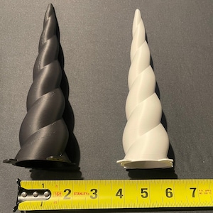 Unicorn Horn 8&quot; 3D Printed