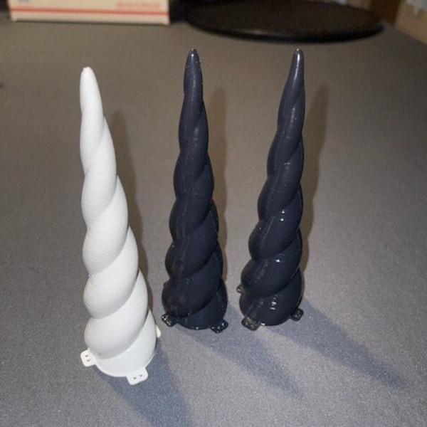 Unicorn Horn 3D Printed 5.5"