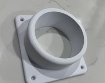 6&quot; Interior Air Vent Duct Flange for Portable AC Air Conditioner to fit 4&quot; Exterior Dryer Vent