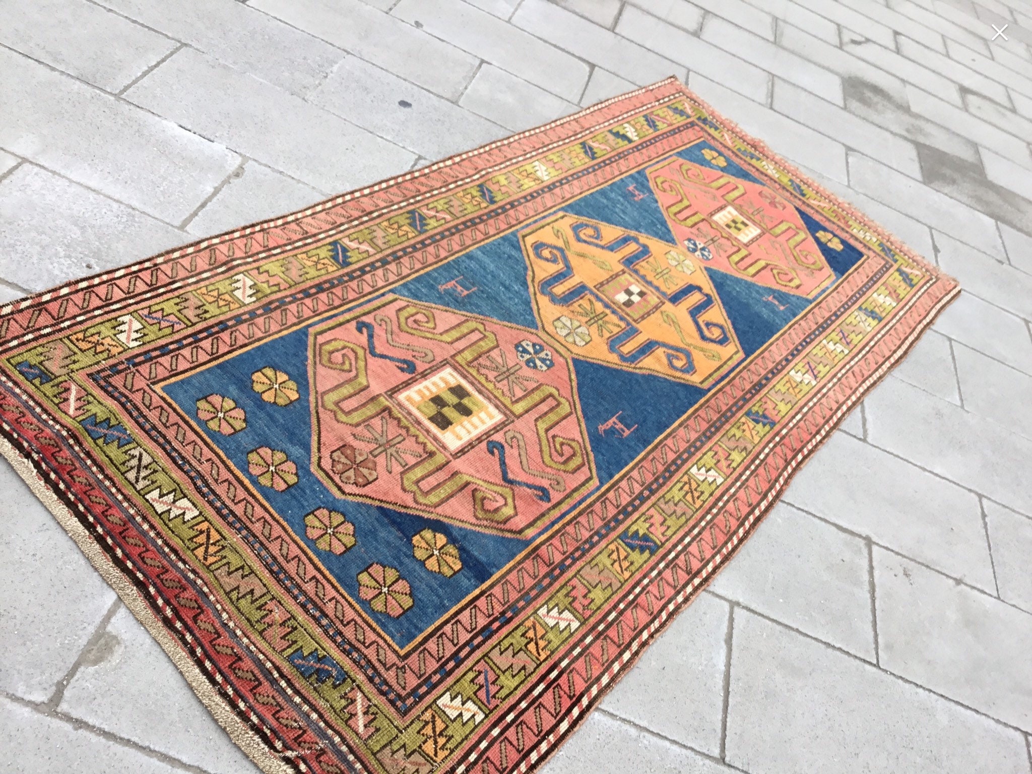 36 x 79 ft Oushak Teppich Vintage Teppich türkische | Etsy