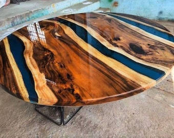 Custom Order | Epoxy Resin Table/Unique Design Epoxy Coffee Table | Epoxy Resin Coffee Table /Round Dining Tables/Table for Cafe/Bar