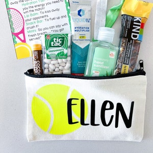 Tennis Survival Kit - Custom Sports Kit. Gifts for athletes, Tennis emergency kit, Sports, Tennis Banquet, Tennis Anyone, Team Gifts, Coach