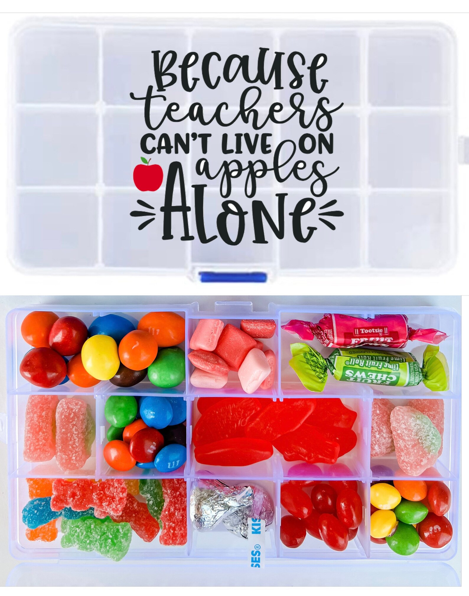 Teacher Appreciation Candy Gram Thank You Gift Rainbow Etsy