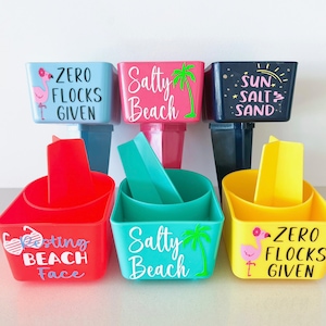 Beach Cup Holder, Beach Spike, Bachelorette Favor, Beach Day, Girls Trip, Family Beach Vacation, Phone Holder, Travel Agent Gift, Stocking