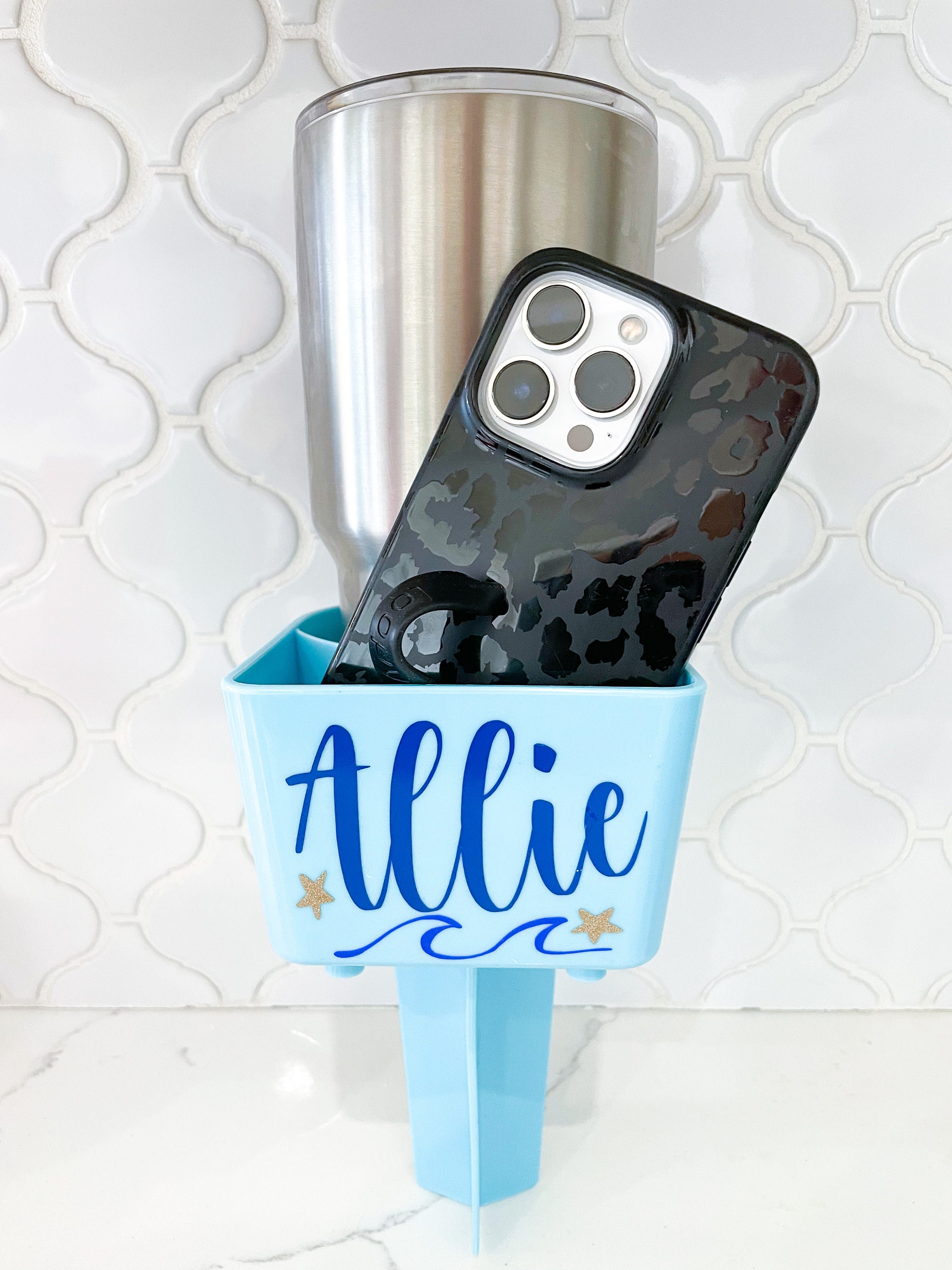 Personalized Beach Cup Holders, Beach cup spikes, Girls Trip, Family Beach Day, Beach Bachelorette, Beach Vacation, stocking stuffer, travel