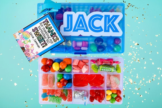 Personalized Candy Gram Birthday Gift Party Favor Thank You Gift