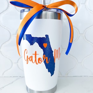 University of Florida Cups, UF Cups for Moms, Custom Tumblers, Gators, Personalized UF Cup, College Acceptance Gifts, Stocking Stuffer, Teen