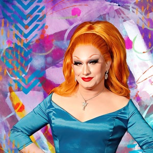 Jinkx Monsoon Fine Art Print - Pop Art - Jinkx Modernes Portrait -Drag Queen - Fine Art Portrait