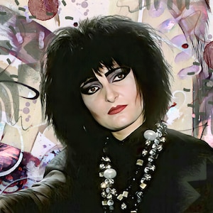 Siouxsie Sioux fine art print -  pop art -  Siouxsie and the Banshees modern portrait - fine art portrait