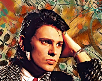 Roger Taylor fine art print -  80's pop art - Roger Taylor portrait - Duran Duran - Duran art- fine art portrait