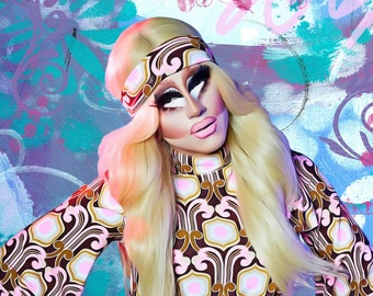 Trixie Mattel fine art print - Drag queen art - Trixie drag queen portrait