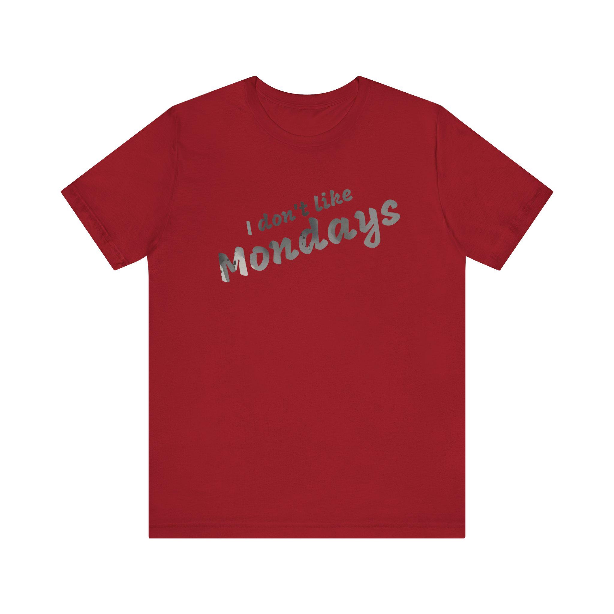 I Don't Like Mondays. Tシャツ サイン I Don't Like Mondays. Tシャツ サイン - メルカリ