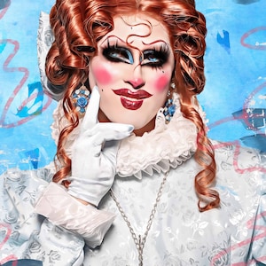 Crystal Methyd fine art print -  pop art - Crystal Methyd modern portrait - drag queen - fine art portrait - drag race