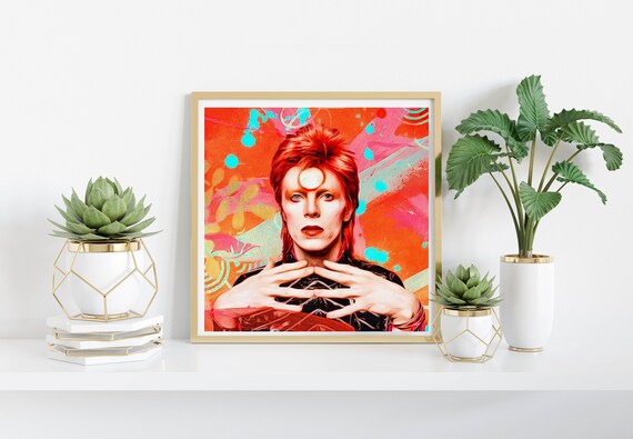 [洋書] David Bowie: A Portrait David Bowie Portrait Prints - Portraits by Faj
