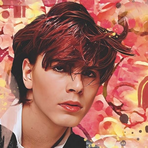 John Taylor fine art print -  80&#39;s pop art - John Taylor portrait - Duran Duran - Duran art- fine art portrait