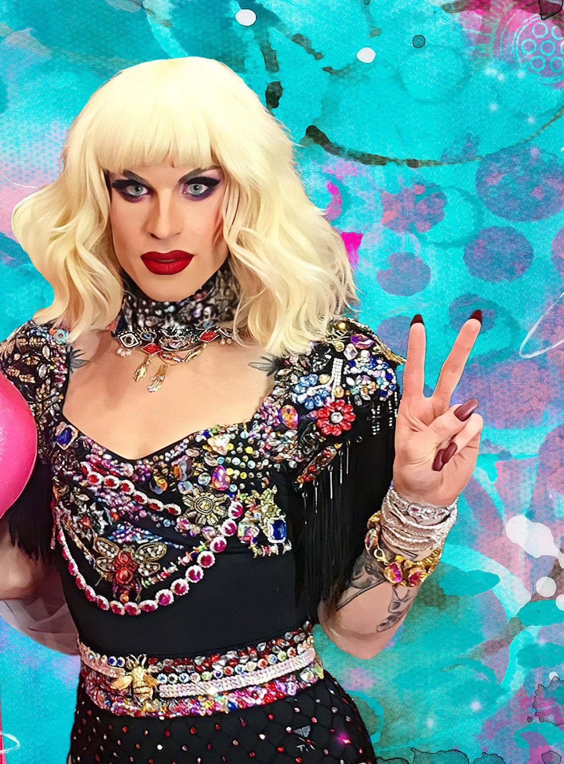 Trixie and Katya Fine Art Print Pop Art Trixie Mattel and Katya