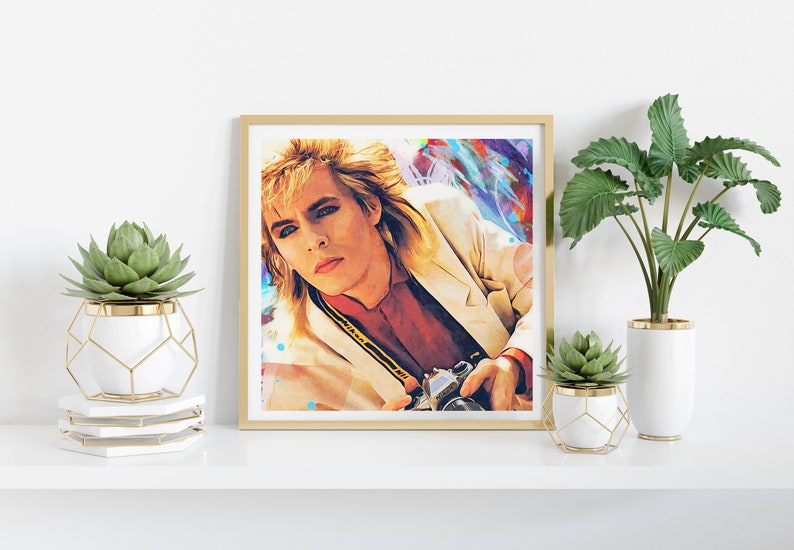 Nick Rhodes fine art print Duran Duran 80's pop art image 2