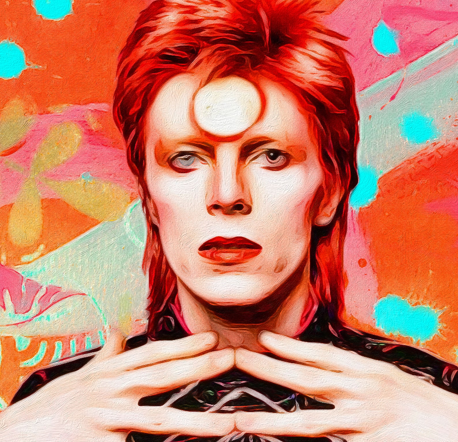 David Bowie Fine Art Print 80's Pop Art Bowie Portrait - Etsy