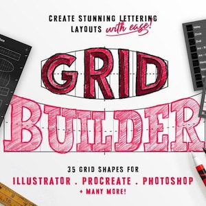 Generador de cuadrículas: compositor de diseño de texto