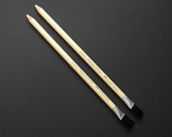 Faber-Castell Perfection Eraser Pencil x2 7058 B Precision Eraser with Brush