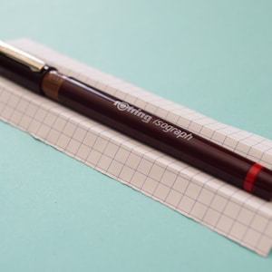 Refurbished Rotring 2000 Isograph Technical Drawing Pen 0.50 image 5