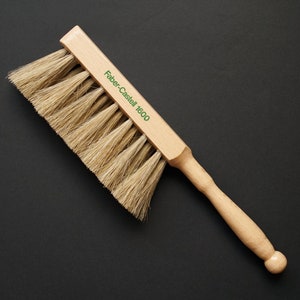 Pincel para polvo Faber-Castell 1600 de madera y crin de caballo, herramienta para dibujar