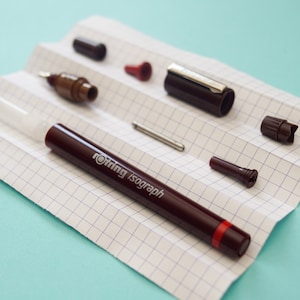 Refurbished Rotring 2000 Isograph Technical Drawing Pen 0.50