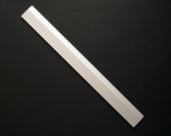 Midori 30cm Aluminium Cutting Ruler Engraved Scale Magnetic Rubber Backing