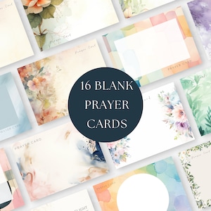 Cartes imprimables des Écritures religieuses | Versets bibliques | Journal indésirable | Cartes de promesse | de prière | Cadeaux chrétiens pour femmes | PDF