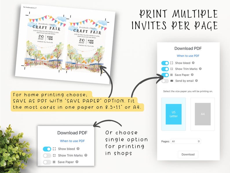 Spring Craft Fair Flyer | Community Market Poster | School PTA ...
