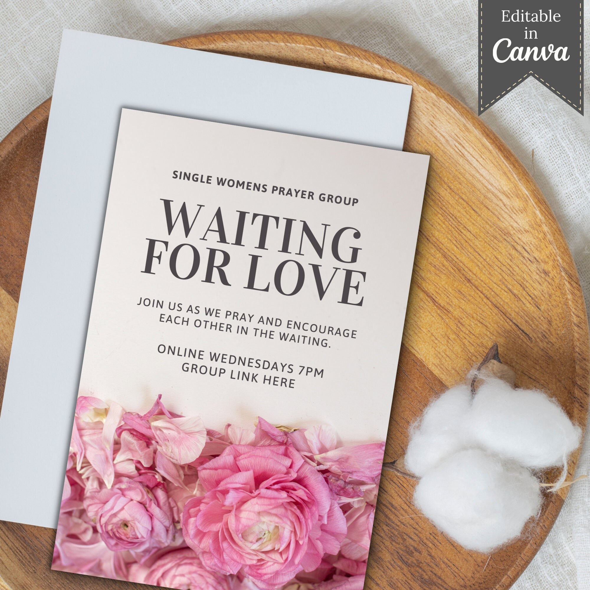 Prayer Invite Womens Prayer Group Invite | Editable Evite | Flyer Invite | Church ...