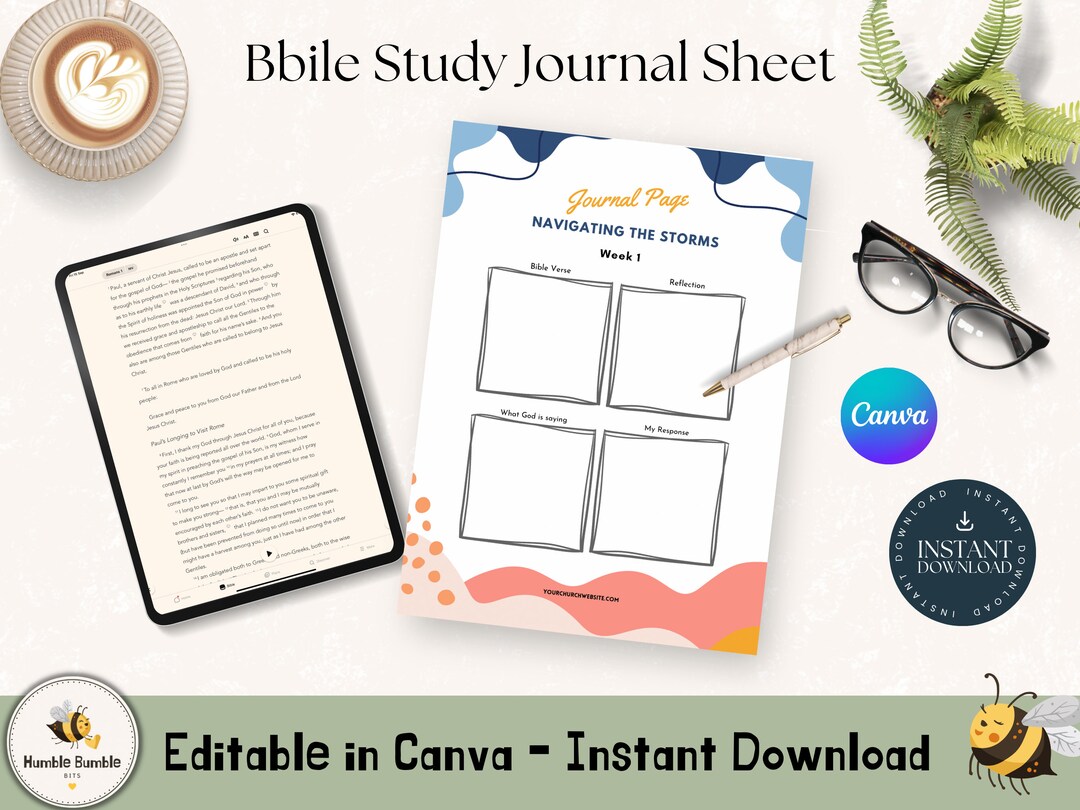Bible Study Journal Printable Faith Journal Bible Study Sheet Prayer ...