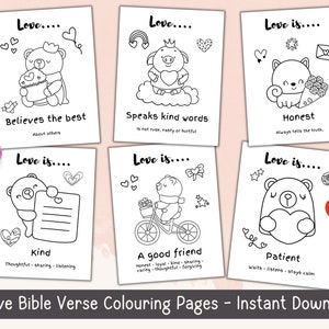 Bible Verse Valentines Colouring Pages for Kids, Christian Valentines for Kids, Valentines Colouring Pages, Love Bible verses, Kids Church