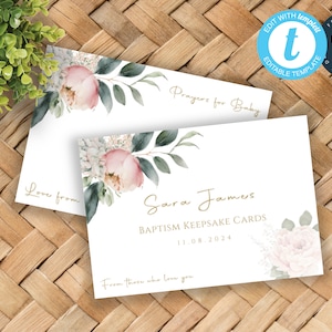 Gebeden voor baby | Aandenkenkaarten doop | Doopherinnering | Babyshower | Aanmoedigingskaarten, babycadeau, christelijke cadeaus | 220