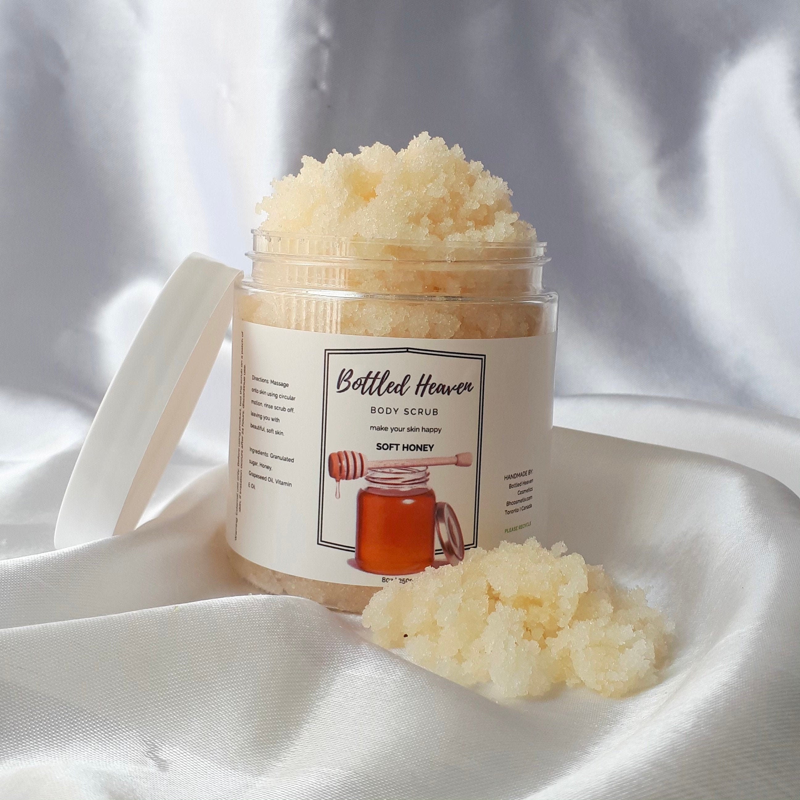 Handmade Natural Honey Body Scrub Etsy UK