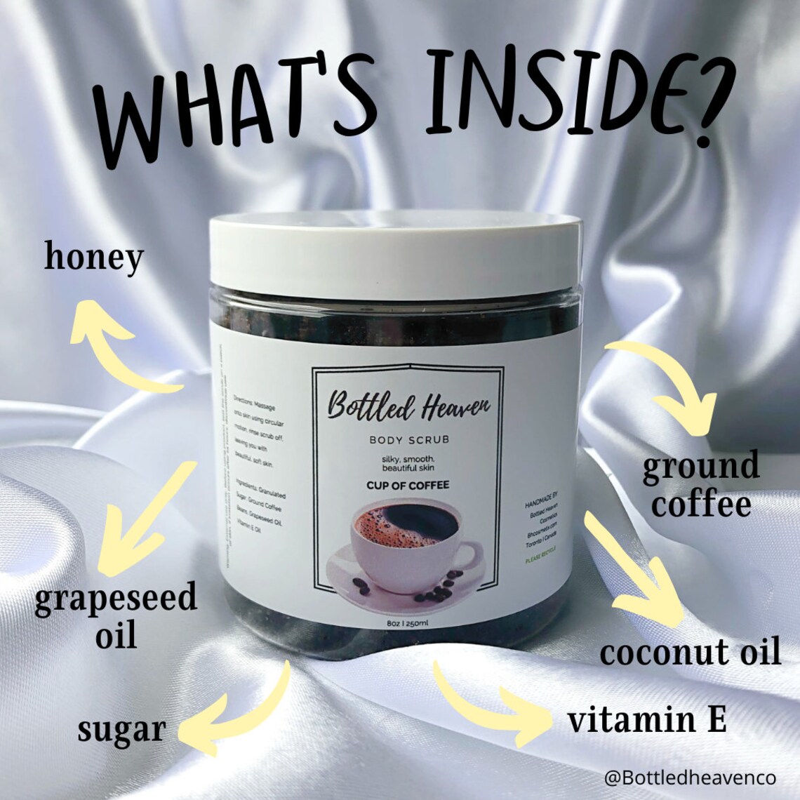 Handmade Natural Coffee Body Scrub Etsy