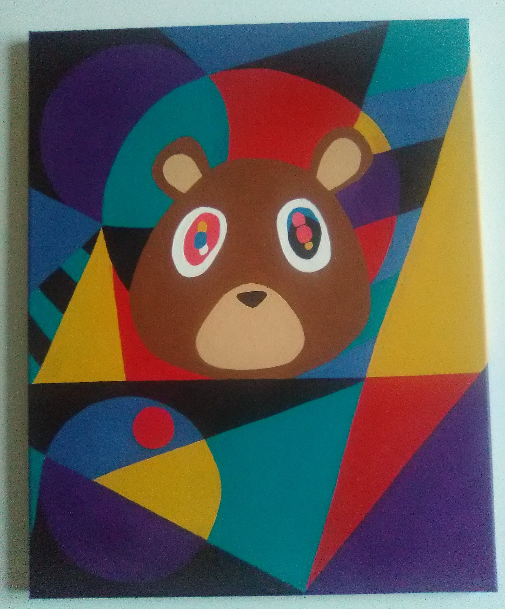 Kanye West Bear Painting Etsy