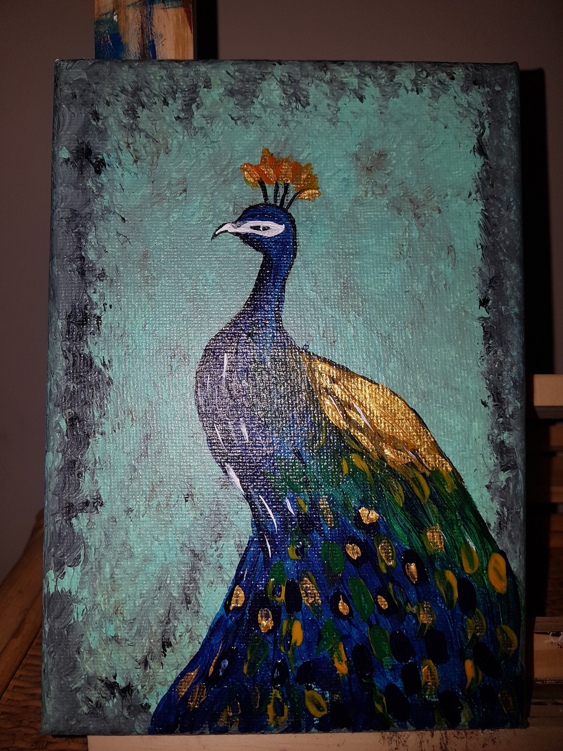 Handmade acrylic painting Etsy