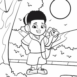 African American Children&#39;s Coloring Pages