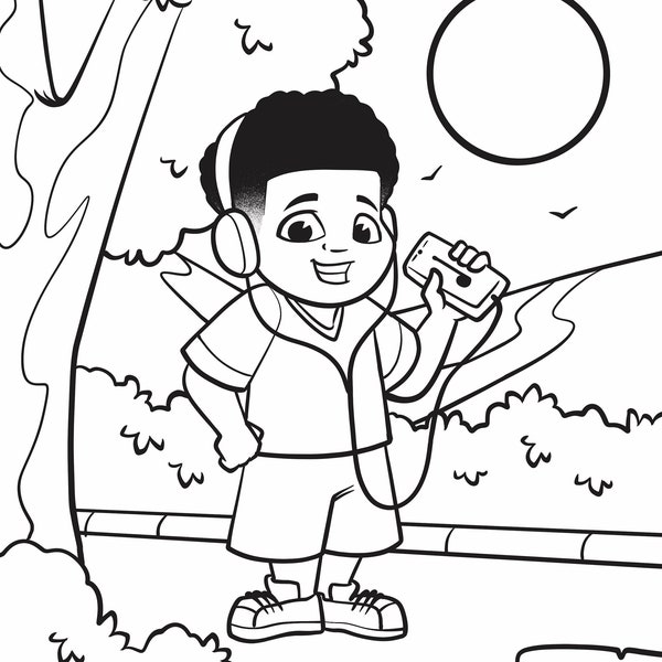 African American Children's Coloring Pages