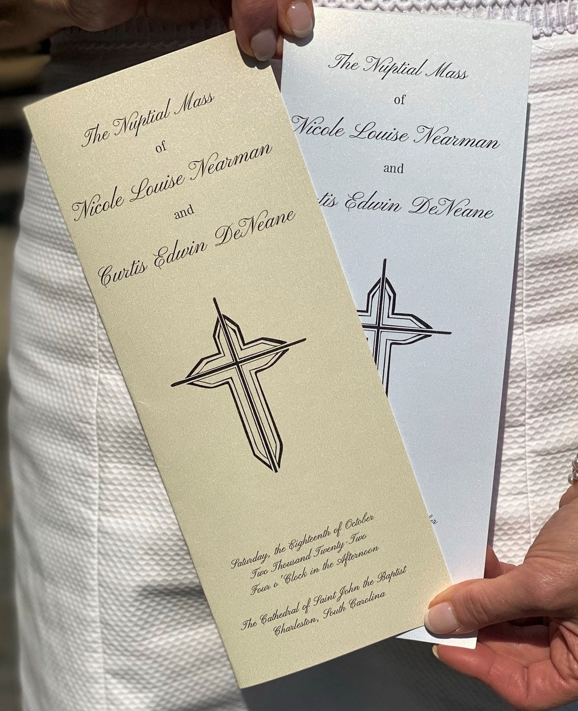 Traditional Printable Catholic Wedding Mass Program Template - Etsy