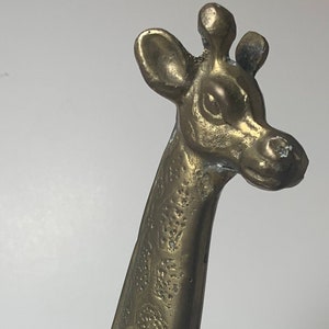 Brass Giraffe Figurine