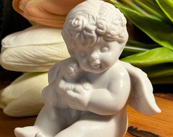 Porcelain Angel Cherub by Vigor