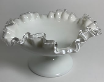 Fenton Silver Crest Compote