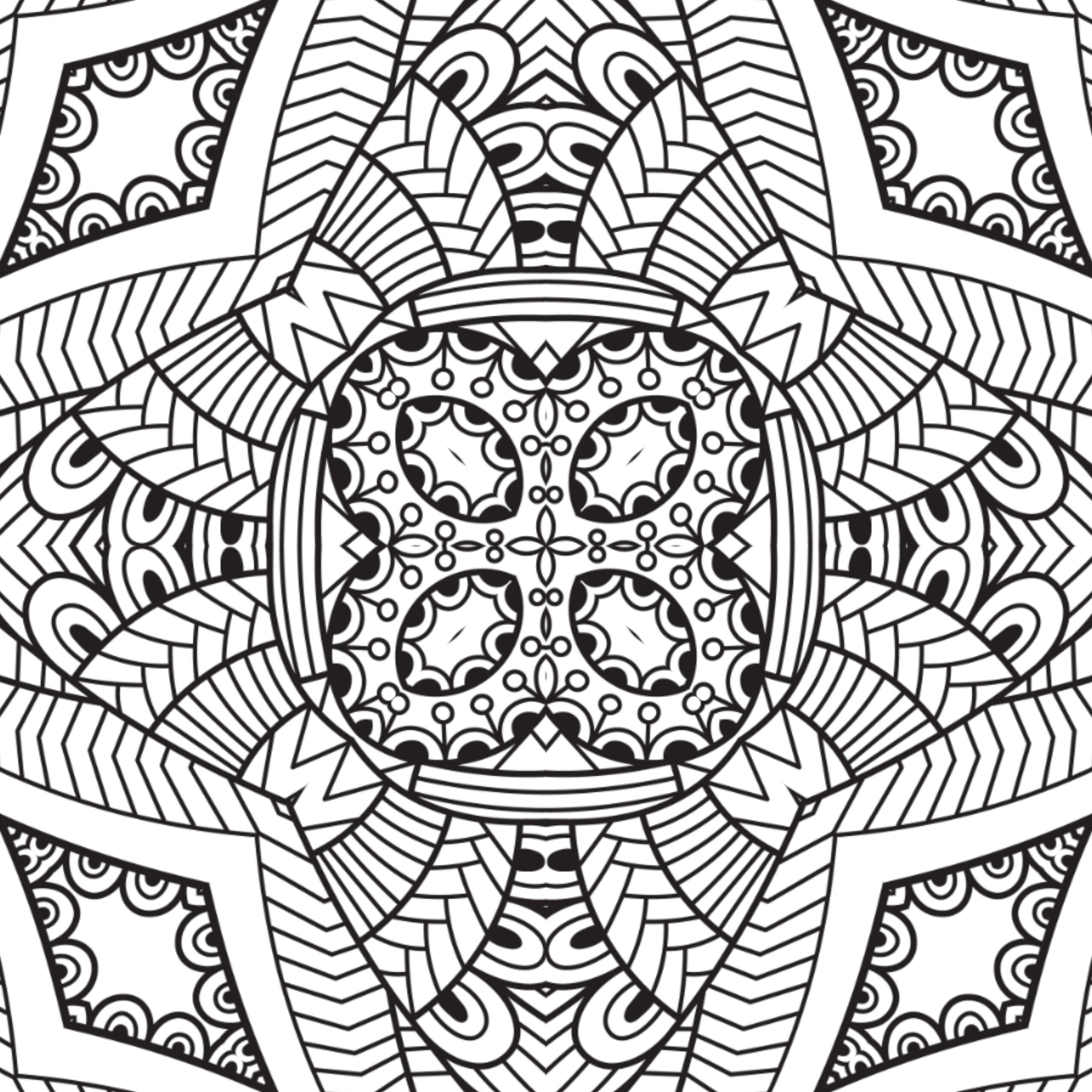 Coloring pages for young adults
