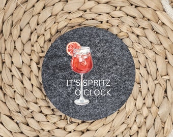 Hoge kwaliteit vilten onderzetter | Aperol Spritz