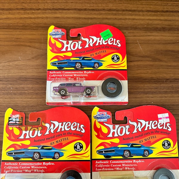 Lot De 8 Hot Wheels 25ème Anniversaire - Série #1 Set#26518 - Édition Limitée 1993 - Neuf