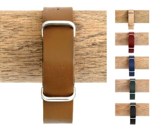Leather, XS - XL, replacement band, wristband suitable for Hilo, Aktiia 24/7 smart tracker, blood pressure monitor, replacement, strap